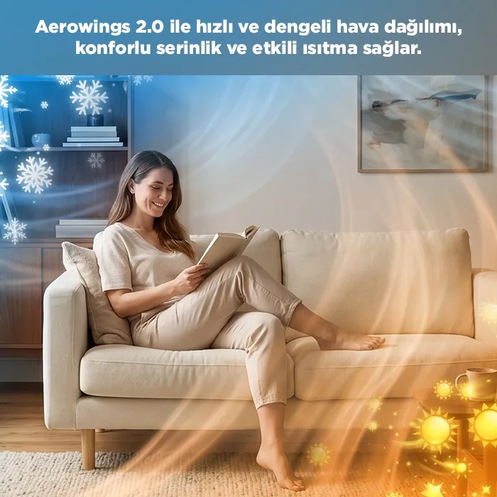 Aerowings 2.0 Hava Akış Teknolojisi - Etherea - Panasonic